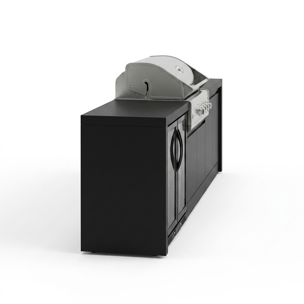 Crossray Gas BBQ Outdoor Kitchen TC4K-22 — side view