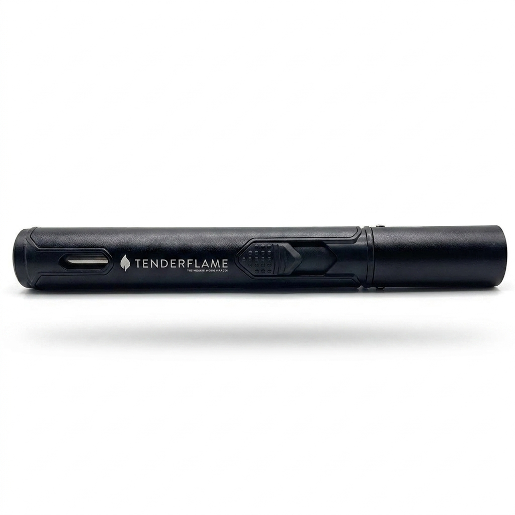 Tenderflame Pen Torch Lighter Black — side view