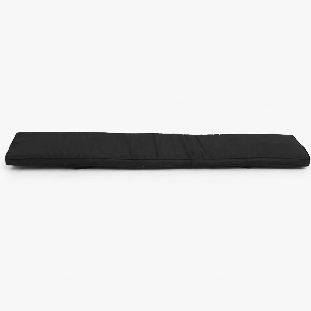 Bench Seat Cushion 195cm - Charcoal — side view