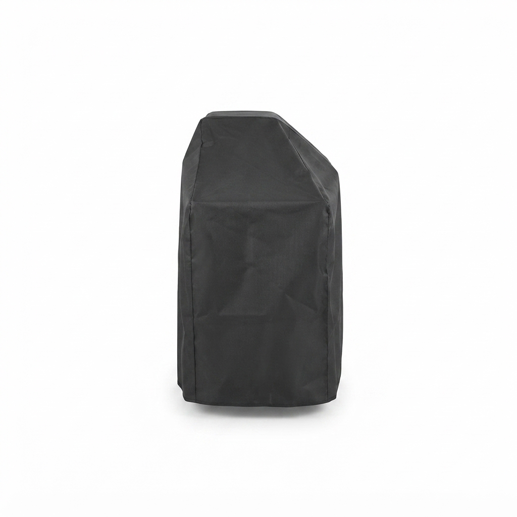 Cover for Crossray 4 Burner BBQ on Trolley — side view