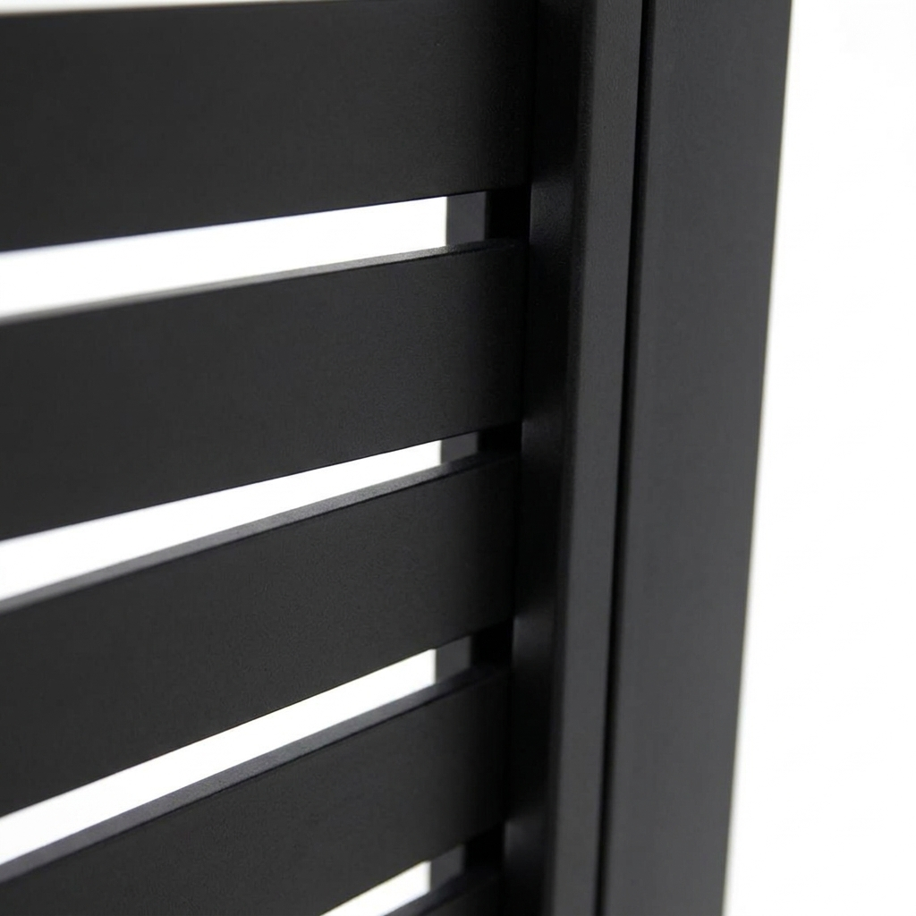 Privacy Screen 180cm x 183cm - Black — detail close-up