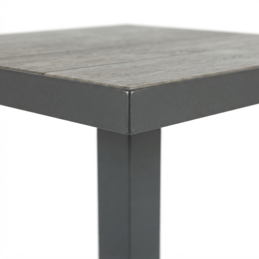 Nebraska 80x80cm Bar Table — detail close-up