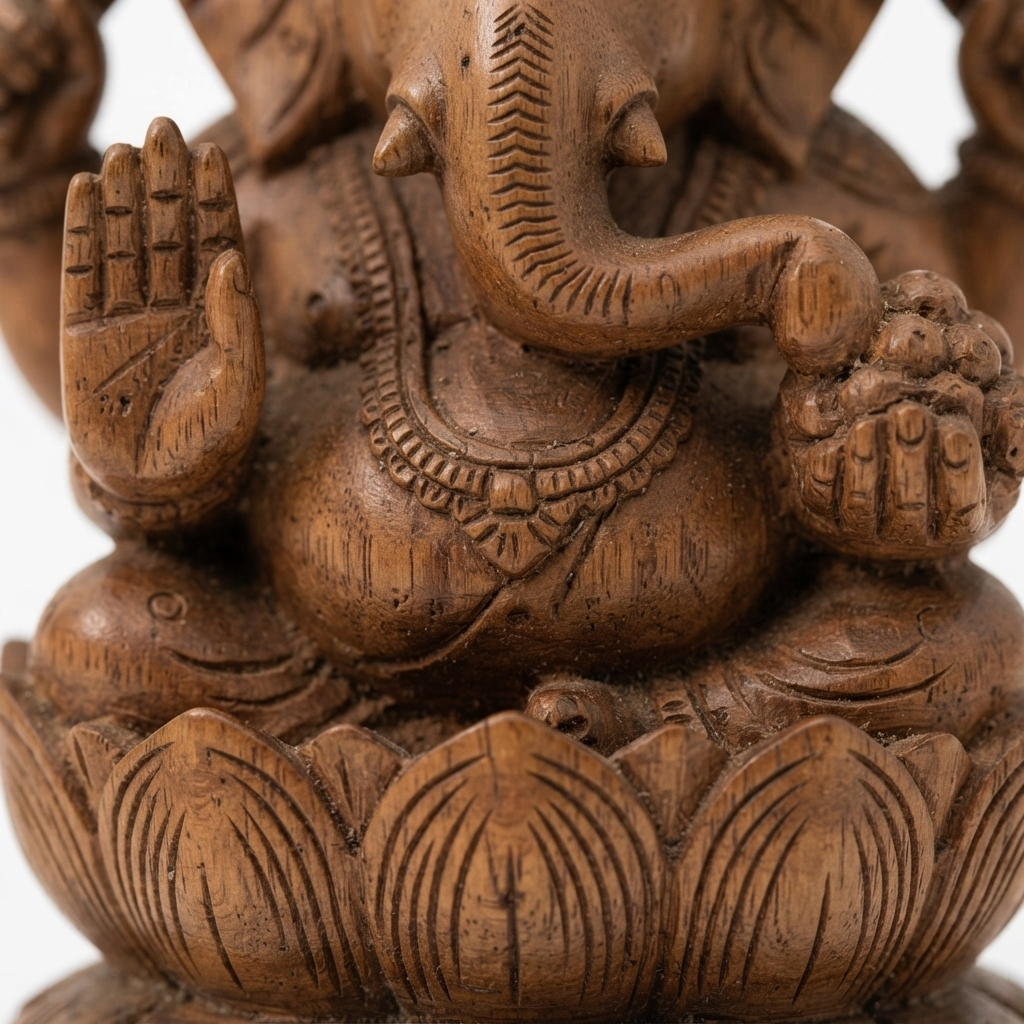 Ganesha Statue — detail close-up