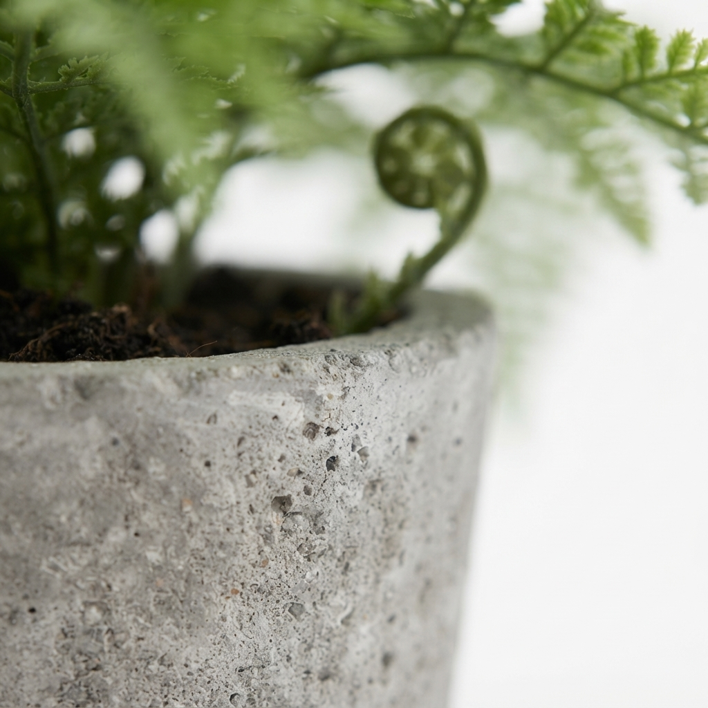 Fern in Pot 36cm — detail close-up
