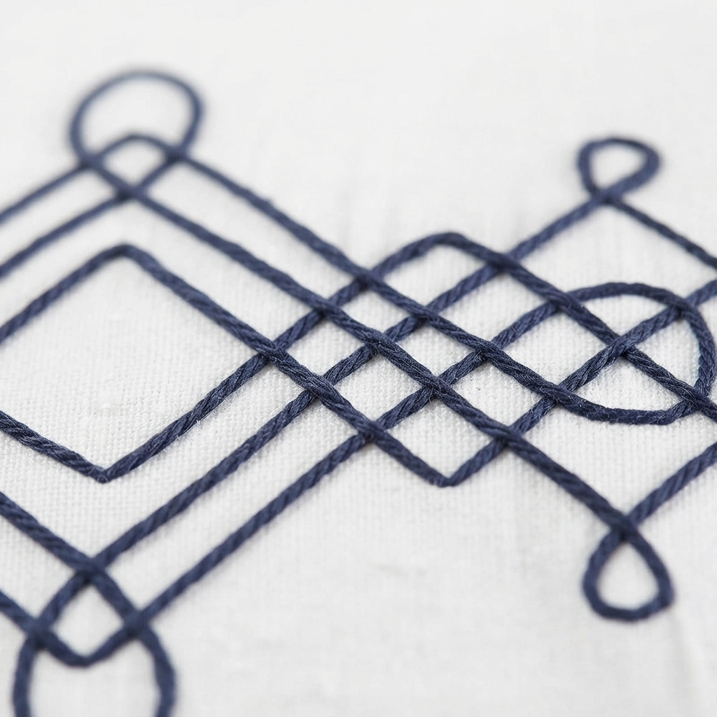 Linen Cape Code - Indoor Cushion (50 x 50) — detail close-up