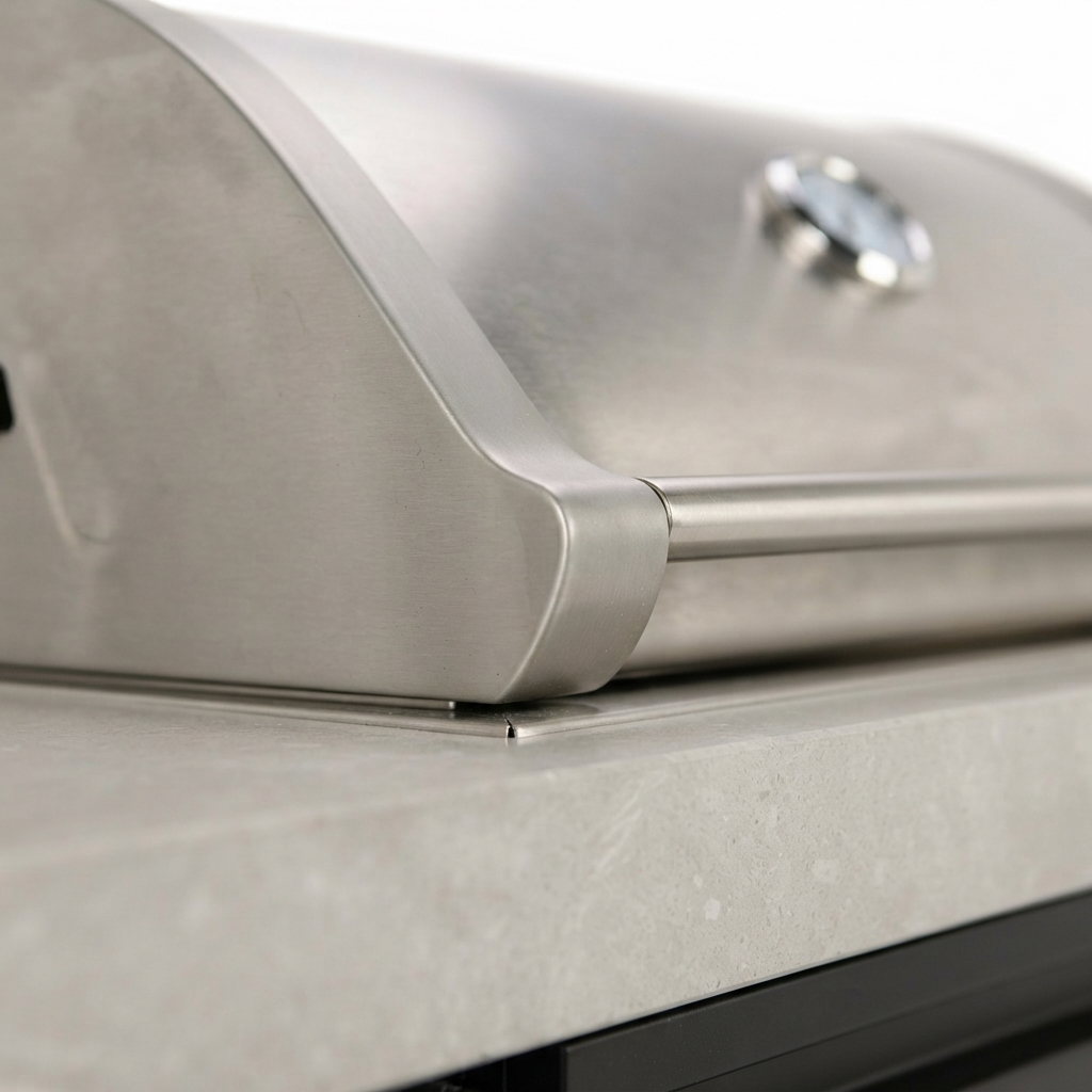 Crossray 2 Burner Gas BBQ Kitchen TC2K-MK1 — detail close-up