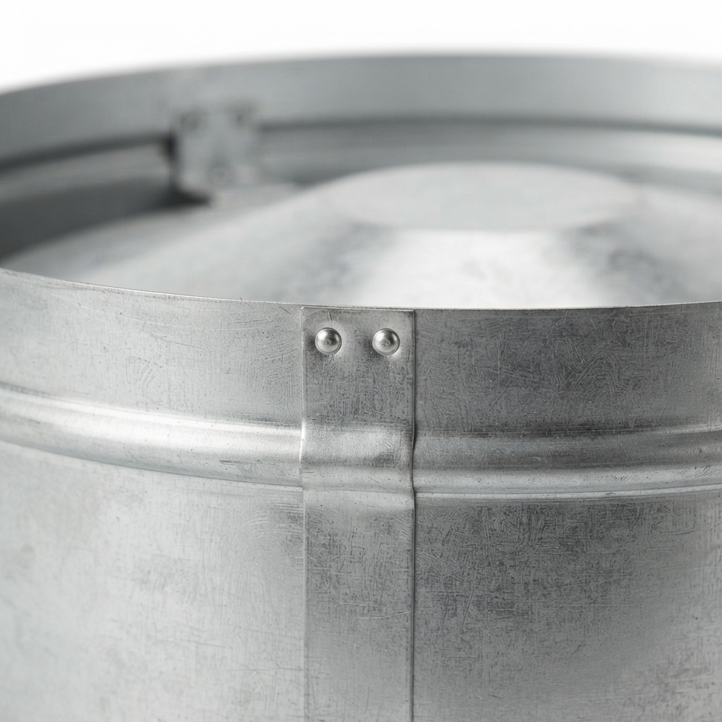 Wind hats - anti down draught top hat — detail close-up