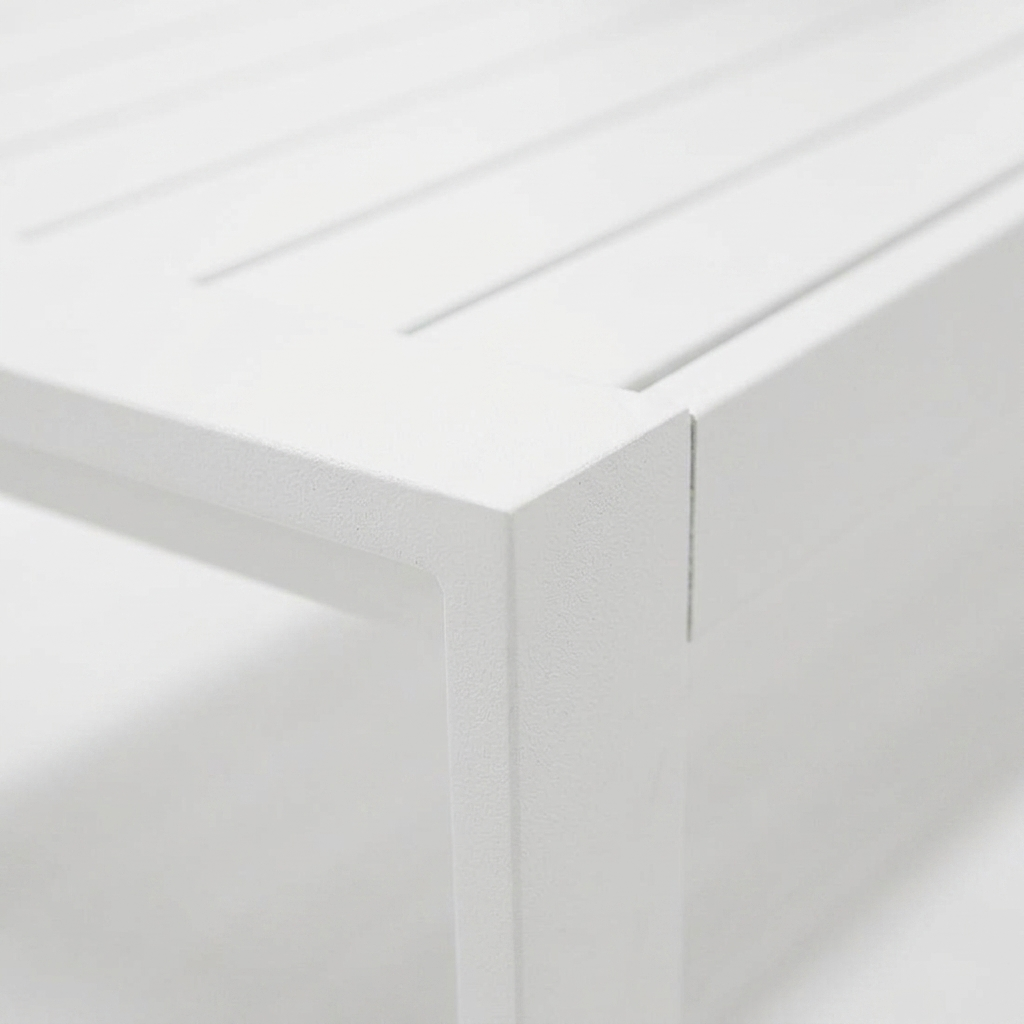 Dallas Coffee Table - White — detail close-up