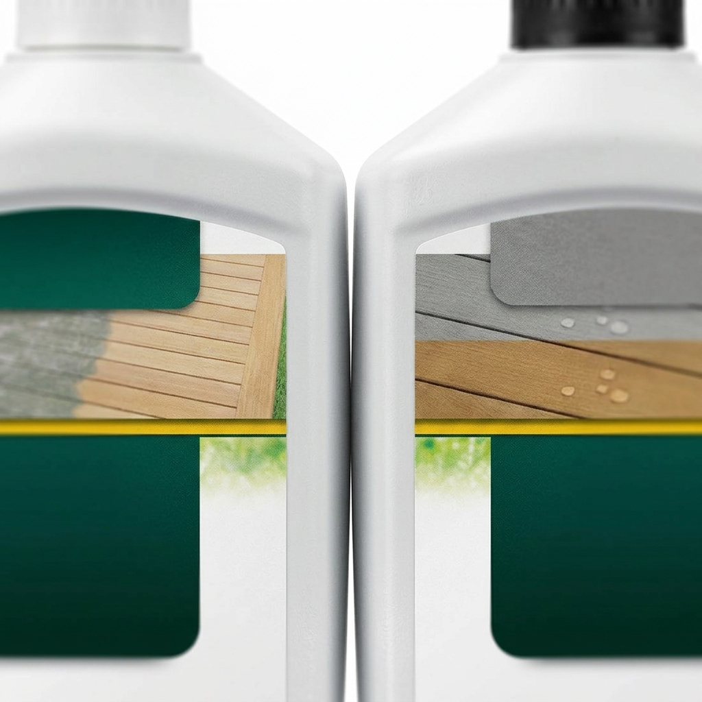 Golden Care Teak Cleaner and Teak Shield Pack — detail close-up