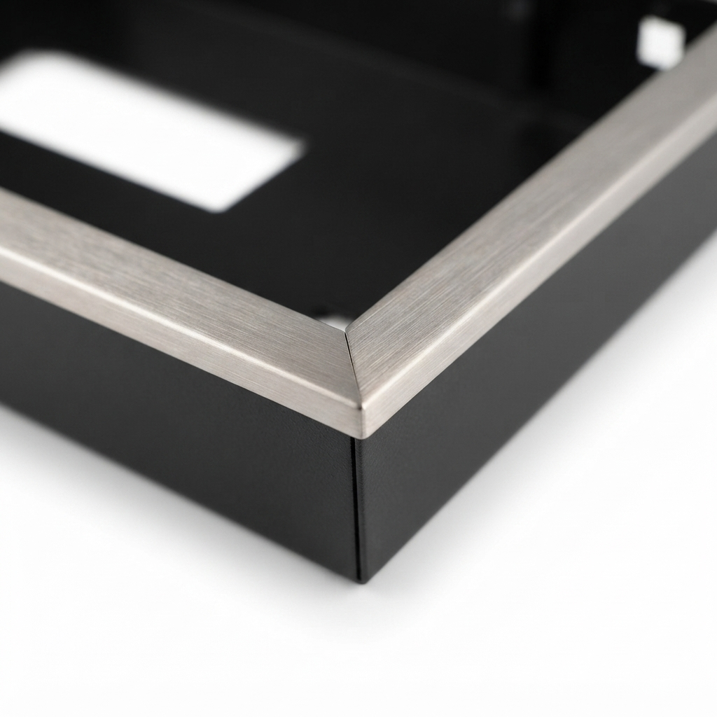 Flush Mount Enclosure for Max 2400W - White — detail close-up