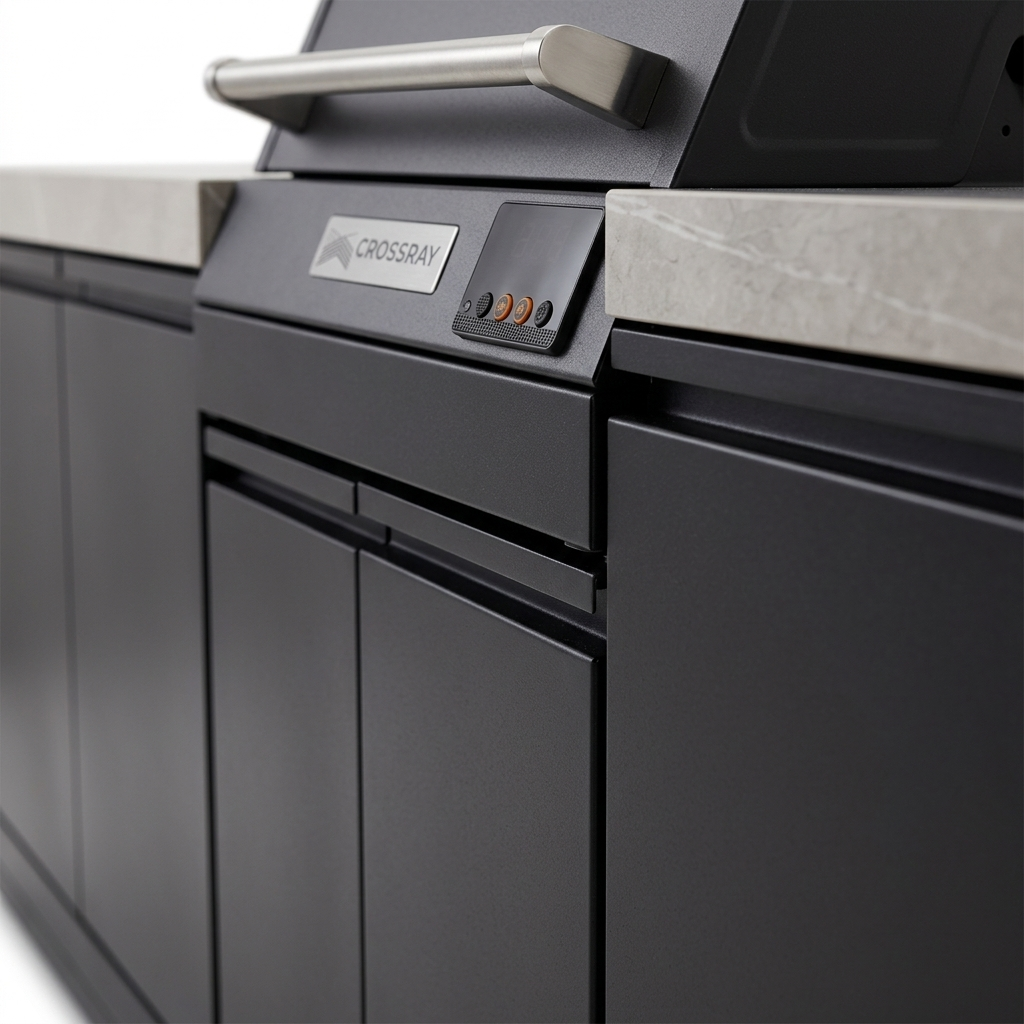 Crossray eXtreme Electric BBQ Outdoor Kitchen TCEK-13 — detail close-up
