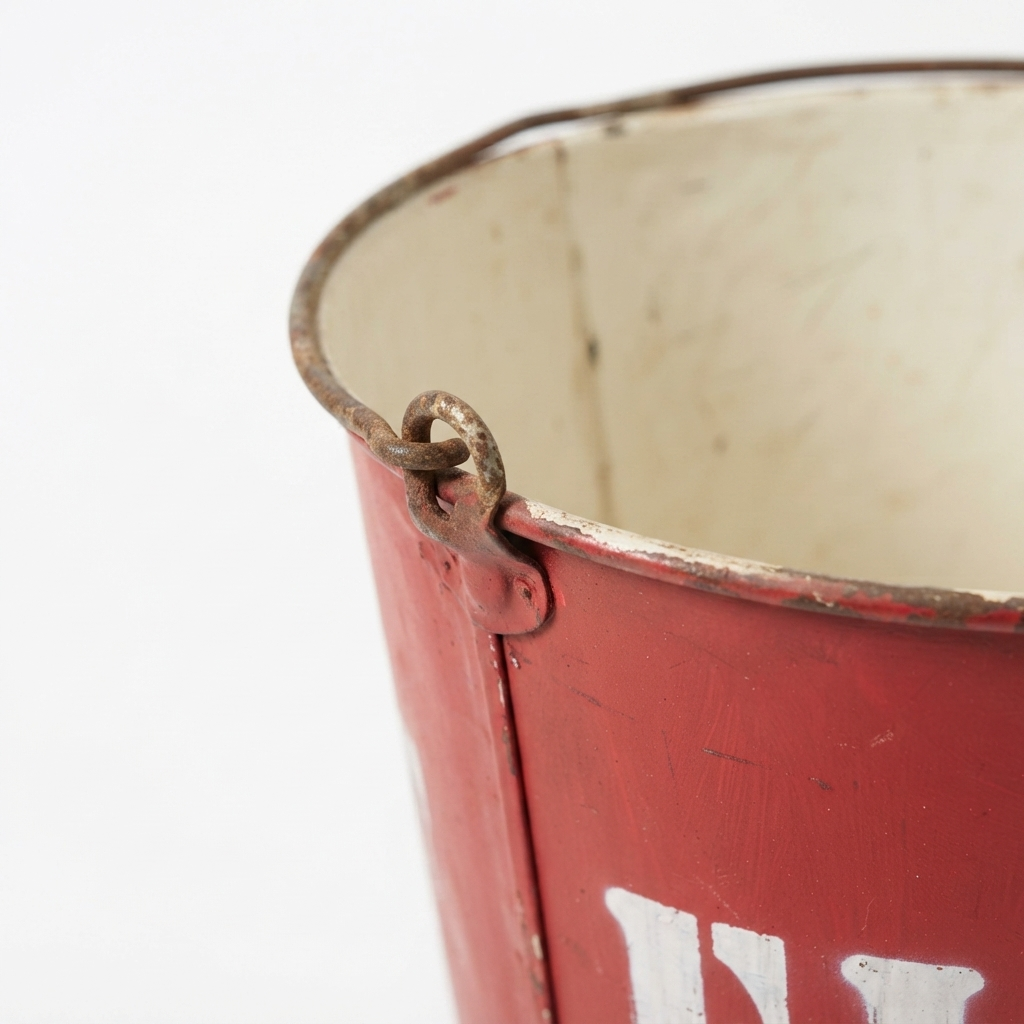 Ash Bucket FIRE — detail close-up