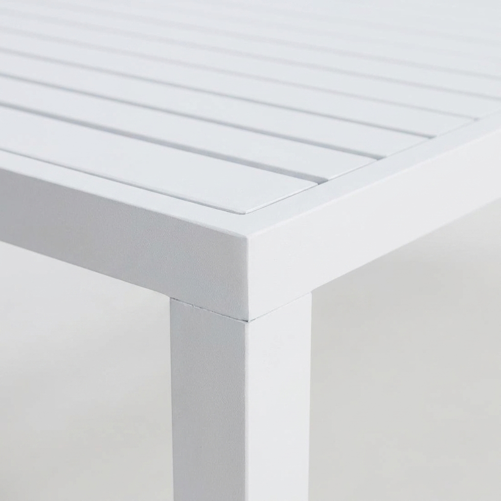 Queensville 11pc Table - White — detail close-up