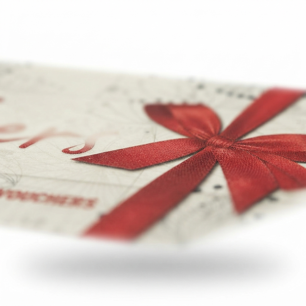 Gift Voucher — detail close-up