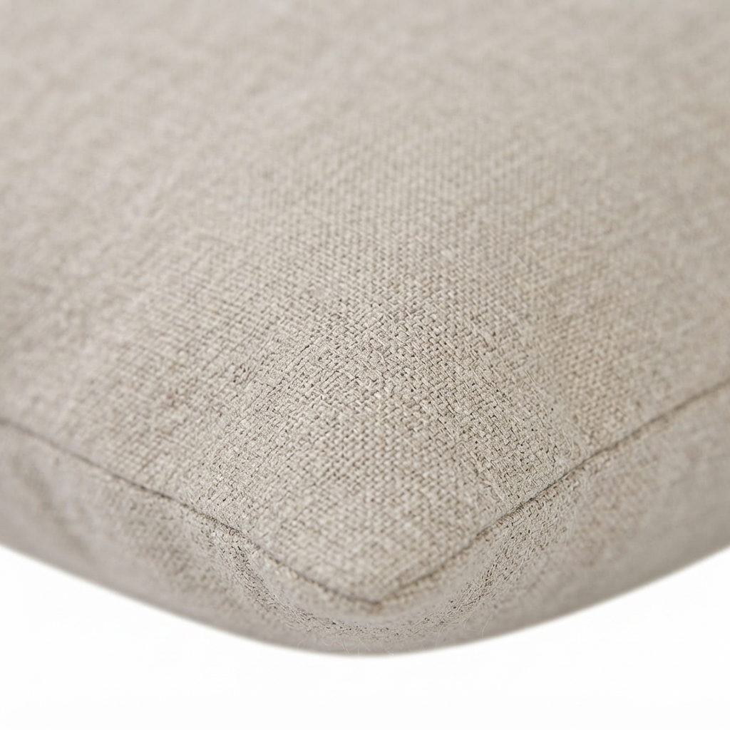 Linen Sand - Indoor Cushion (50 x 50) — detail close-up