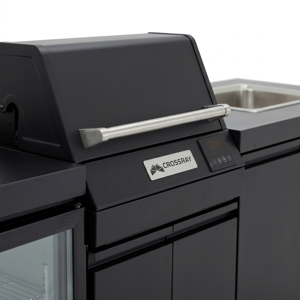Crossray eXtreme Electric BBQ Outdoor Kitchen TCEK-12 — detail close-up