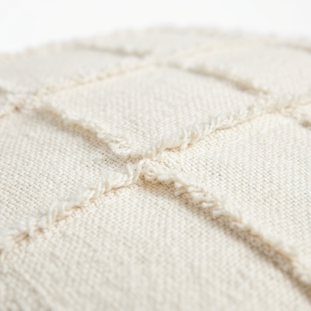 Coco Blanc - Indoor Cushion (50 x 50) — detail close-up
