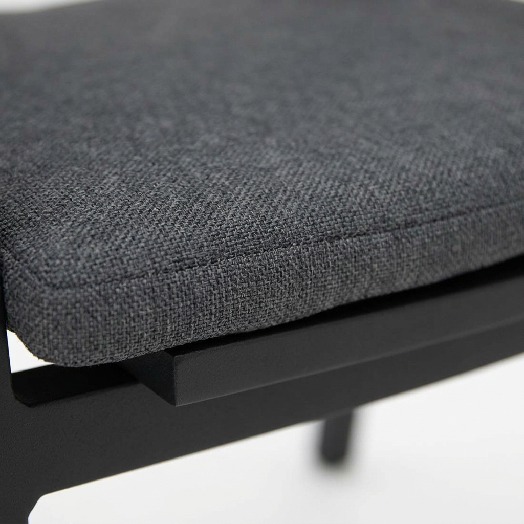 Dallas Dining Chair - Black — detail close-up