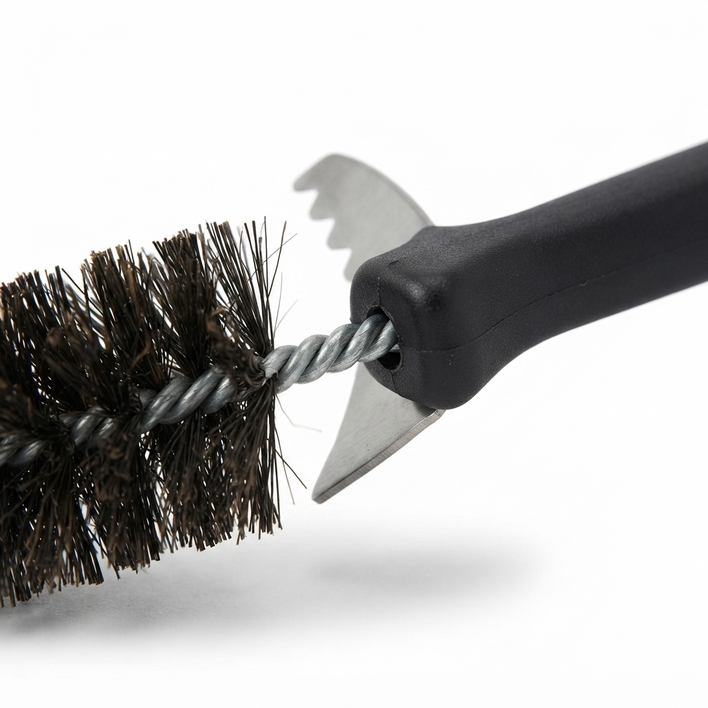 Coleman Palmyra Twisted Bristle Brush — detail close-up
