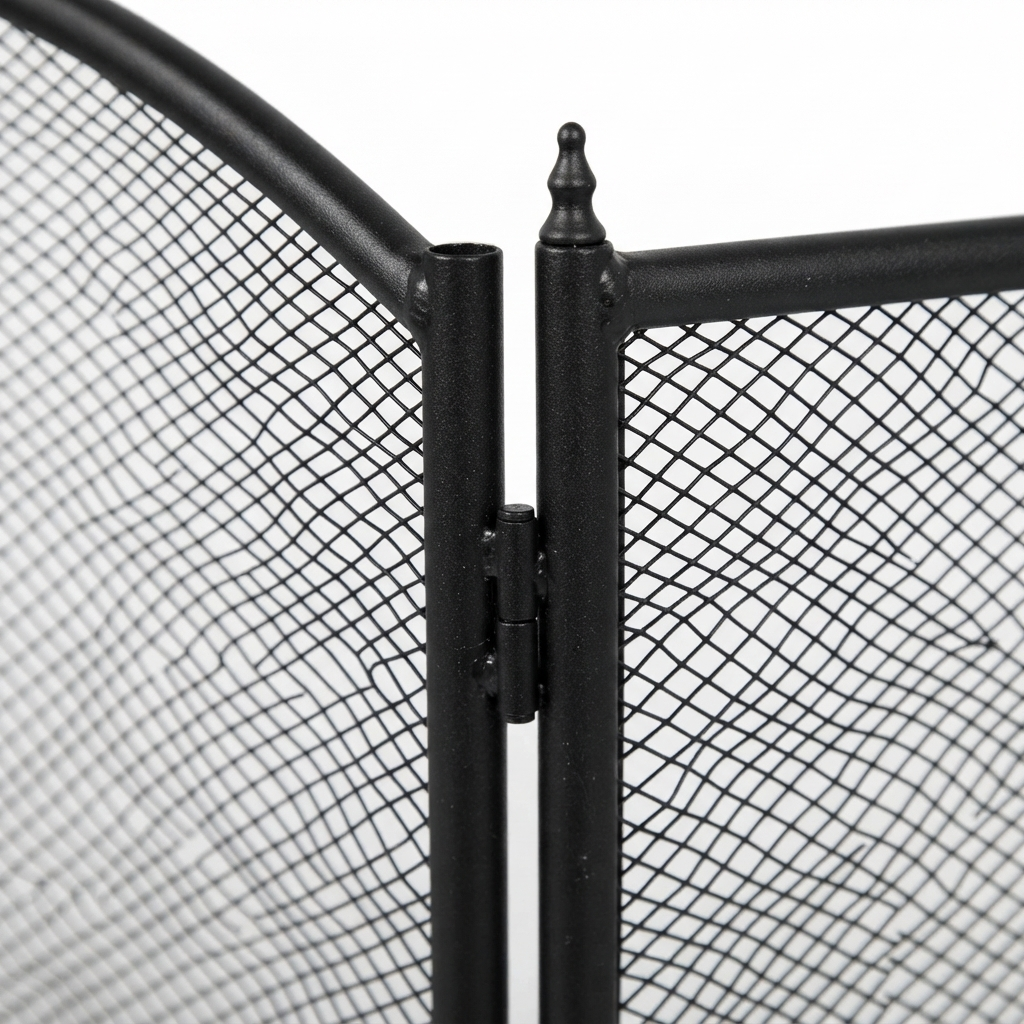 Fire Screen for Woodheaters - Economical — detail close-up