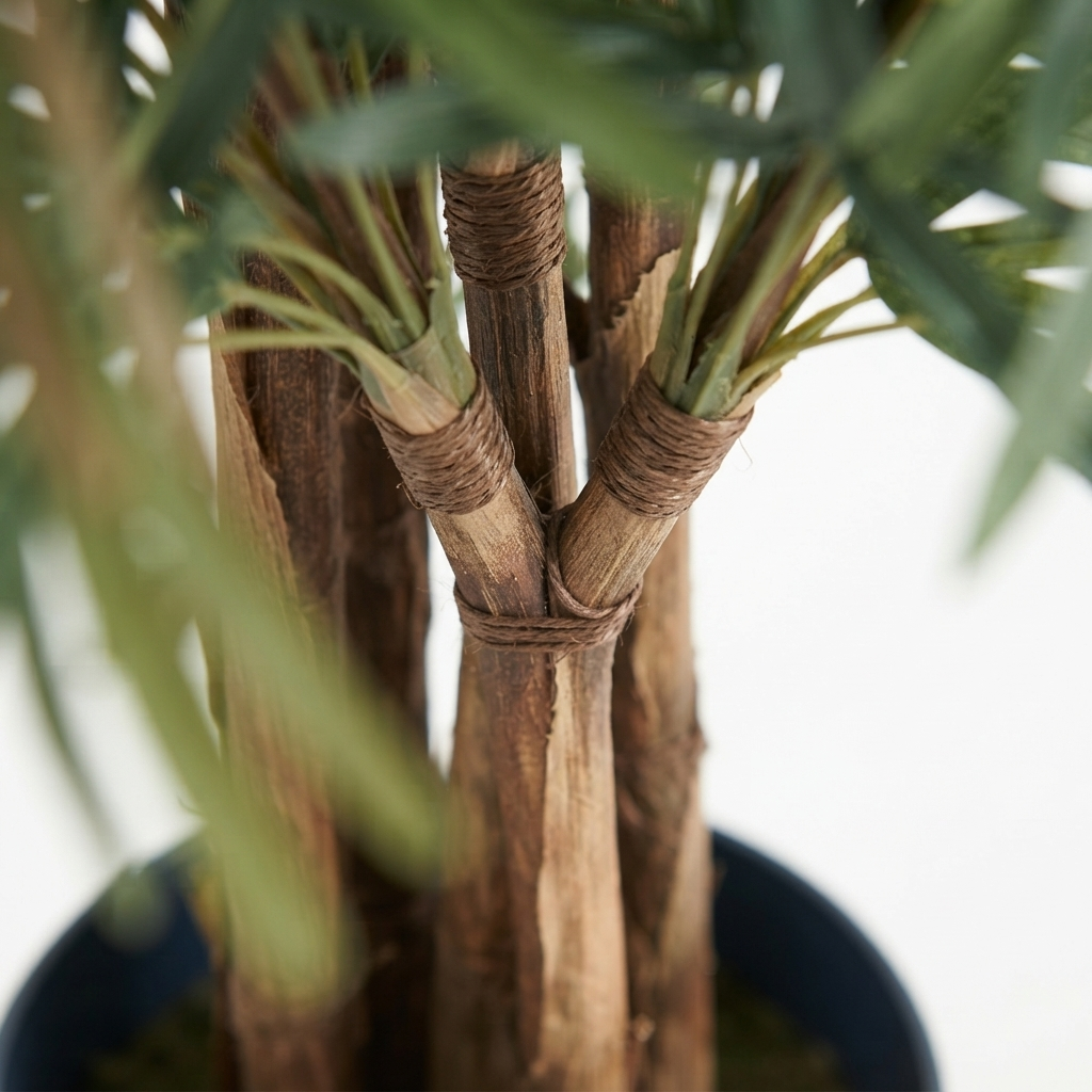 Raphis Palm Thin Leaf - Artificial Plant (200cm) — detail close-up