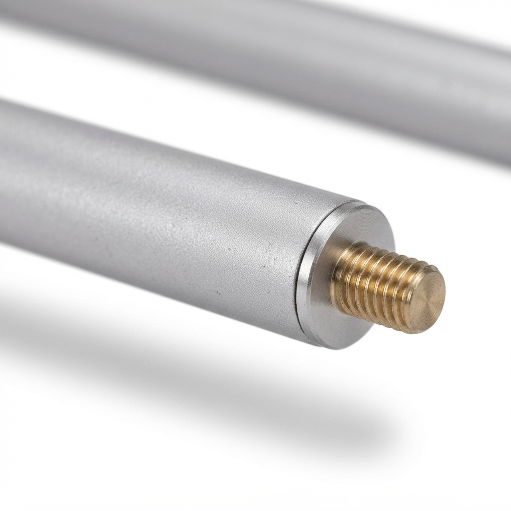 Max Classic Extension Mount Poles 600mm - Silver — detail close-up