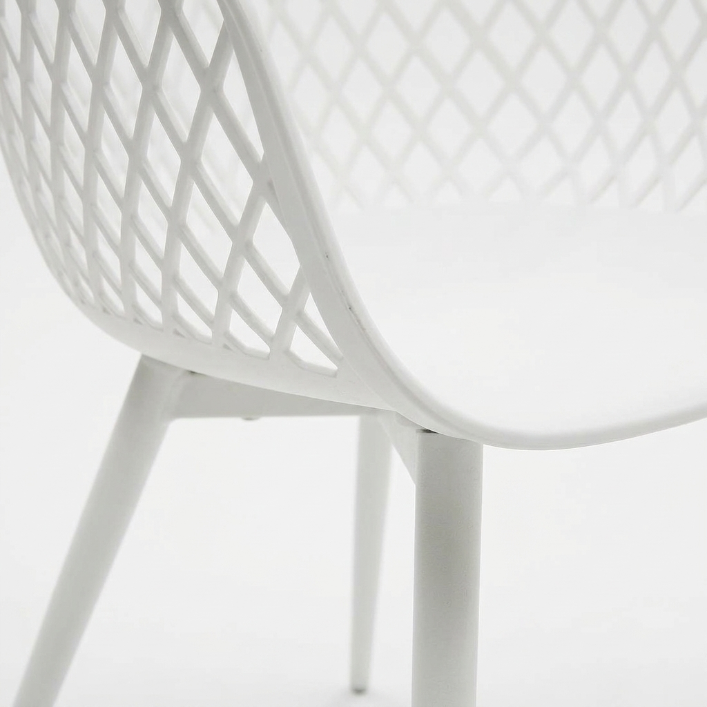Java Dining Chair - White — detail close-up