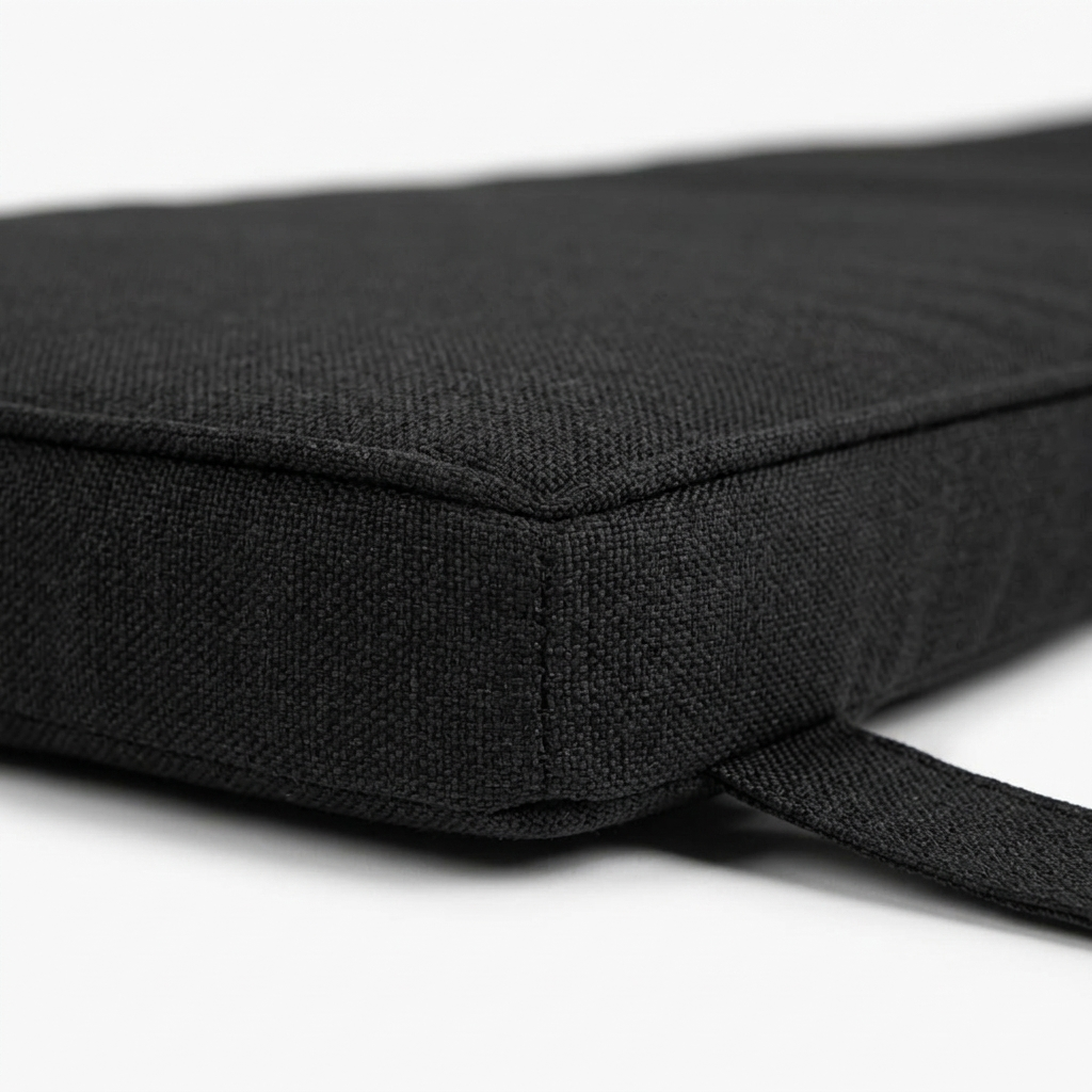 Bench Seat Cushion 195cm - Charcoal — detail close-up