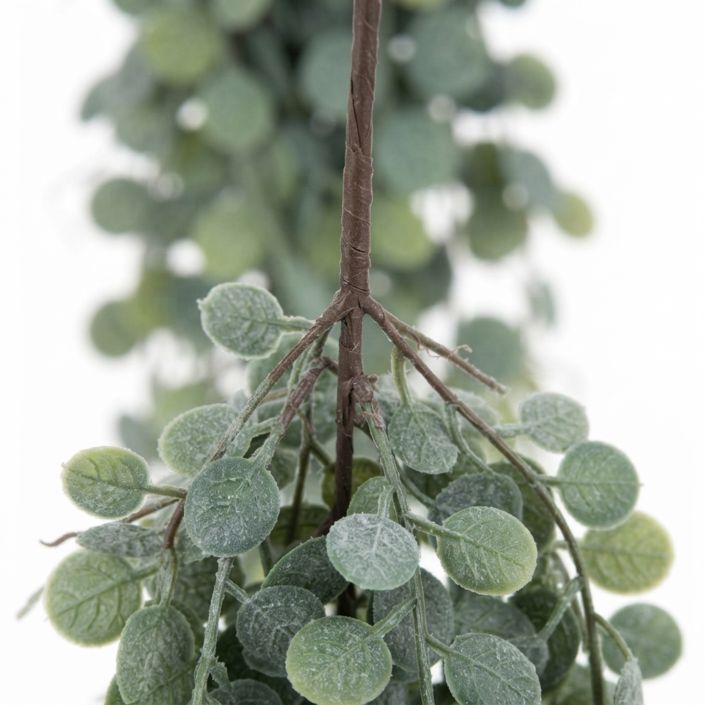 Plastic Leaf Bush 71cm — detail close-up