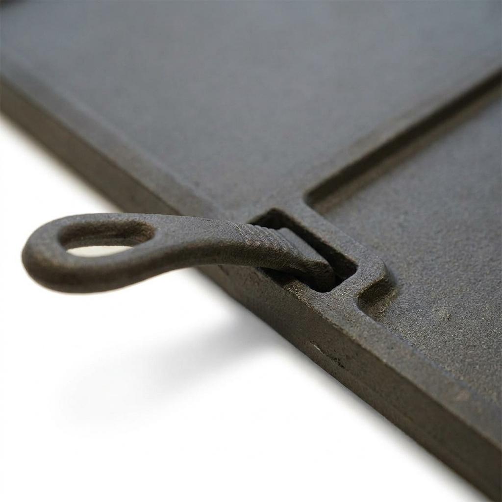 Buschbeck Cast Iron Hot Plate — detail close-up