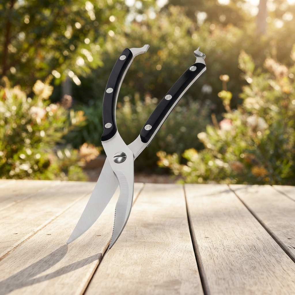 Pro Poultry Sheers — outdoor setting
