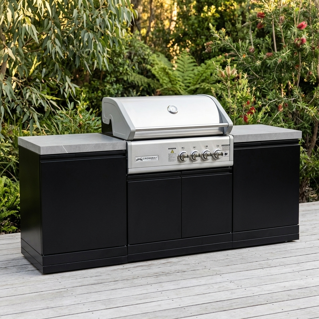 Crossray Compact Gas Outdoor Kitchen TC4K-MINI-2 — outdoor setting