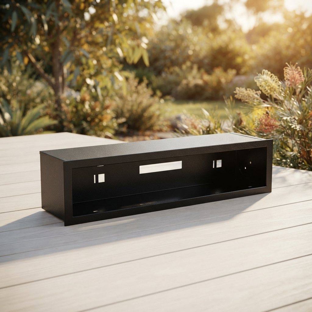 Flush Mount Enclosure for Intense Heater 2200W — outdoor setting