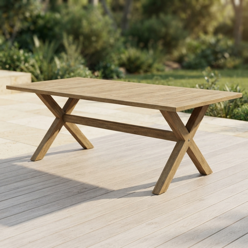 Calibri Dining Table — outdoor setting