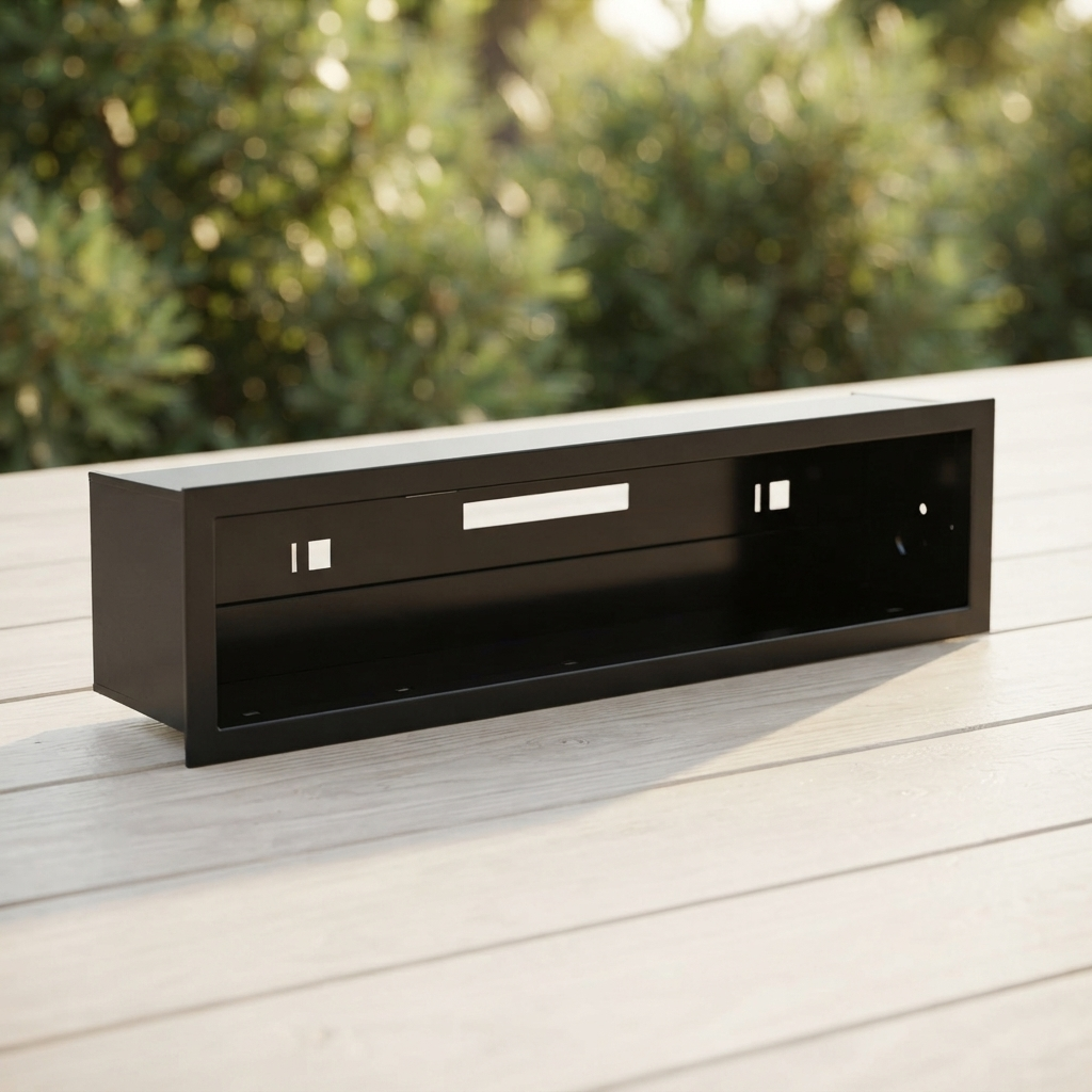 Flush Mount Enclosure for Intense Heater 3200W — outdoor setting