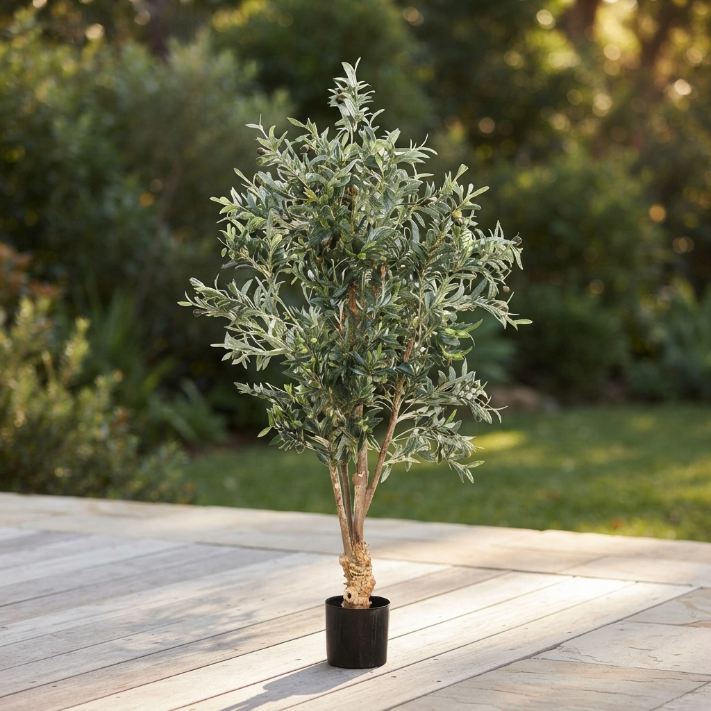 Olive Tree - Artificial Plant (150cm) — outdoor setting