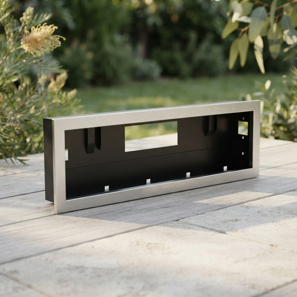 Flush Mount Enclosure for Elegance 1800W — outdoor setting