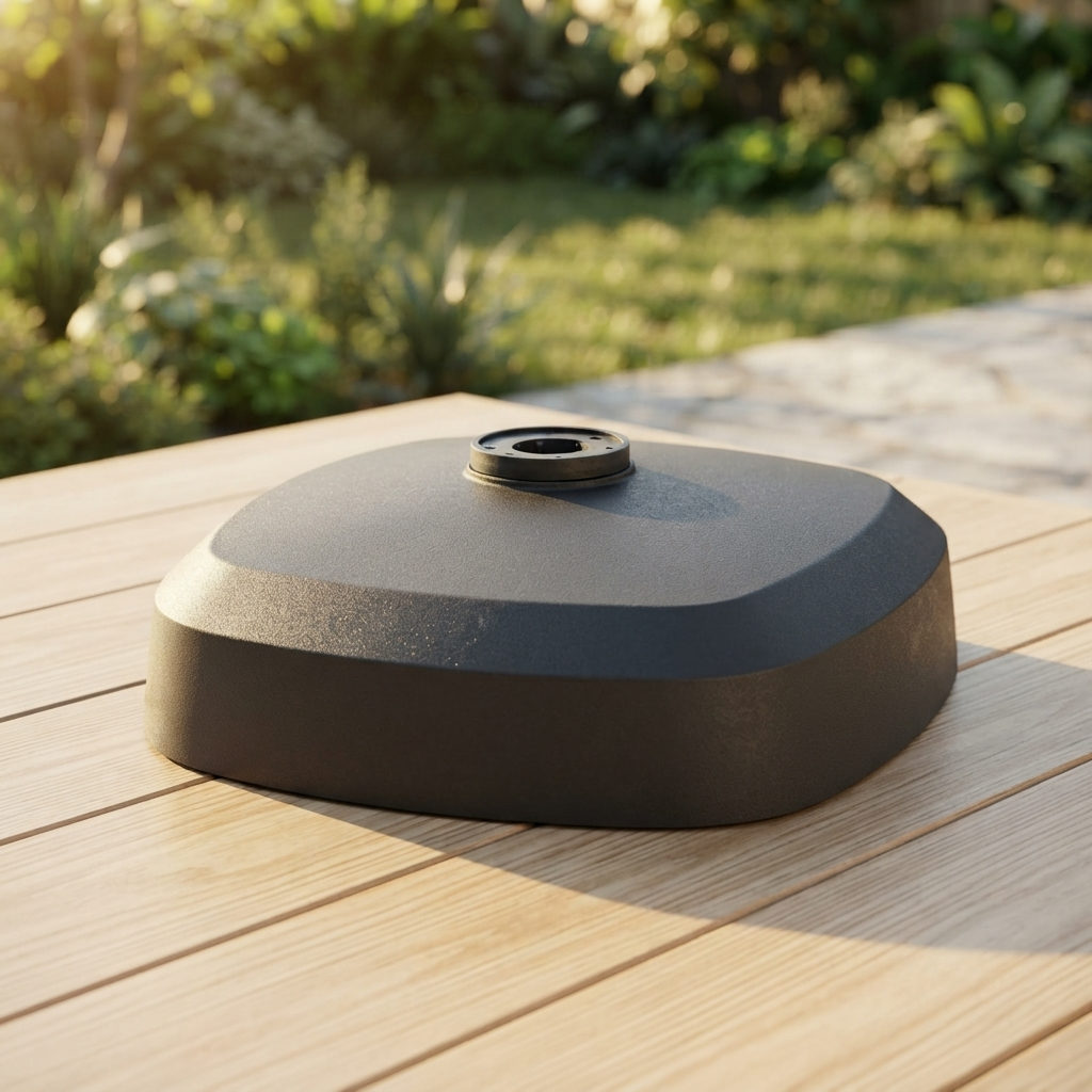 Large Resin Base — outdoor setting