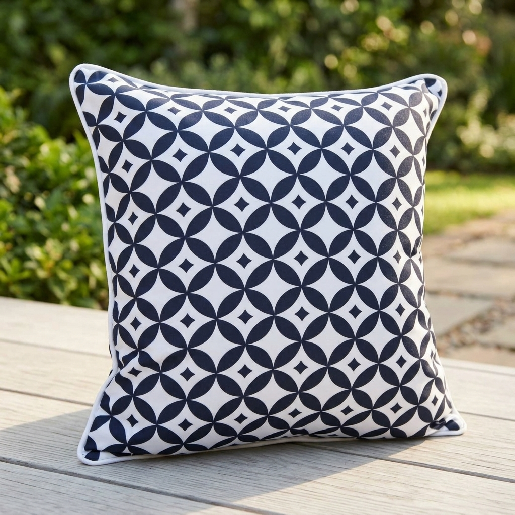 Jaded Outdoor Cushion 45x45cm — outdoor setting