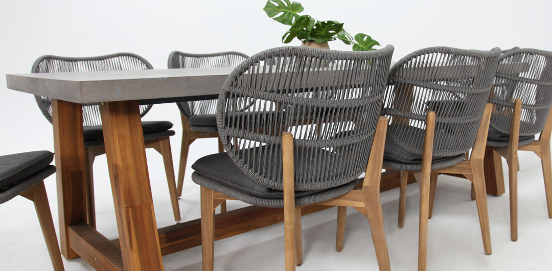 Charlotte Morgan 9pc Dining Setting