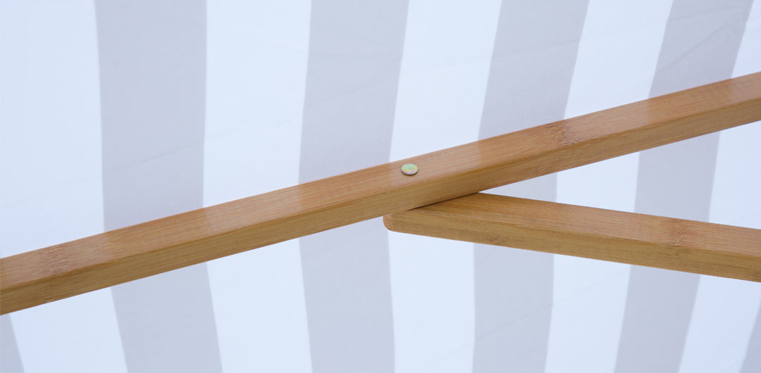 Billy Fresh 2m Bamboo Coastal Umbrella - Taupe