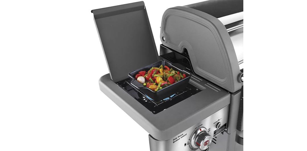 Coleman Revolution 4 Burner BBQ with Side Burner - Shadow Gloss