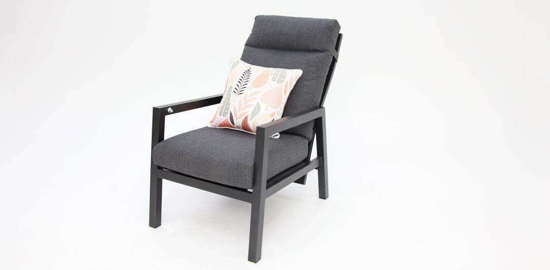 Dakota 5pc Lounge Recline Setting - Anthracite