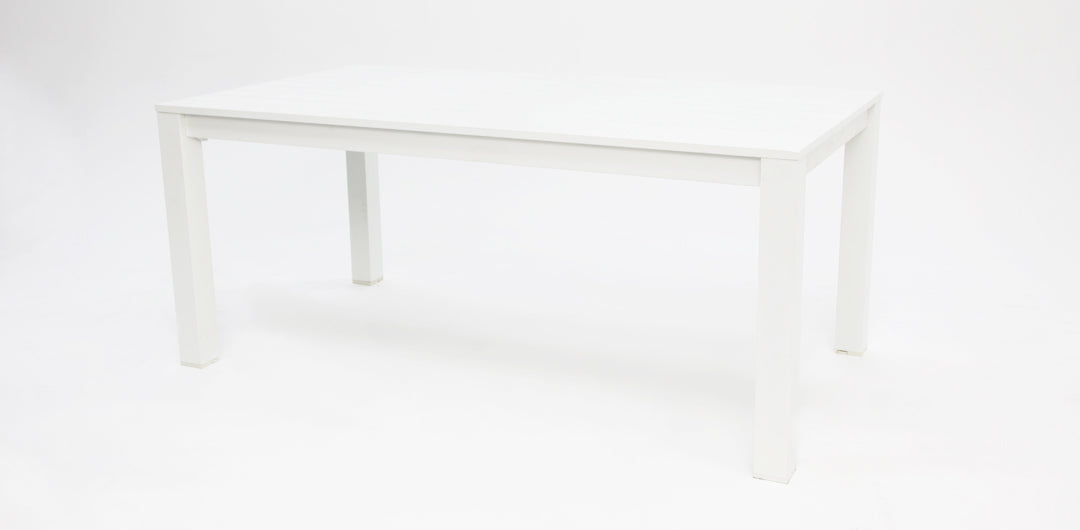Dallas Fantail 7pc Dining Setting - White