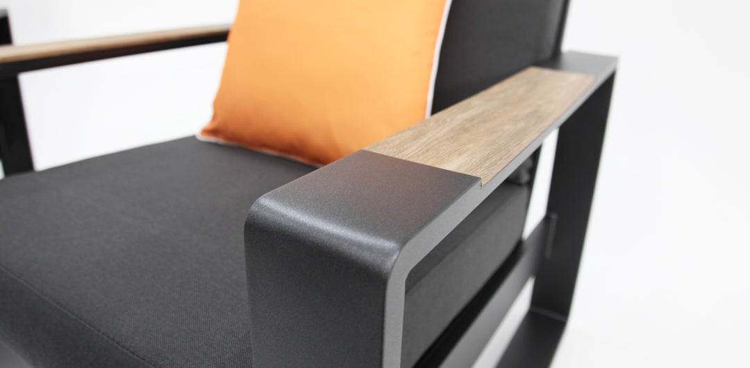Frampton 5pc Lounge Setting - Anthracite