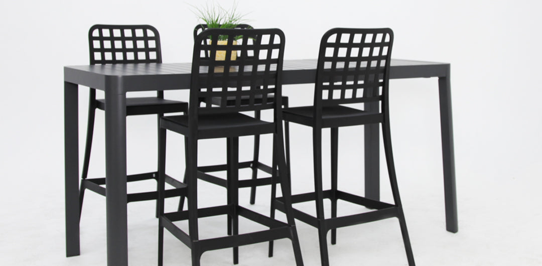 Frankie Armless Remix 5pc Bar Setting - Black
