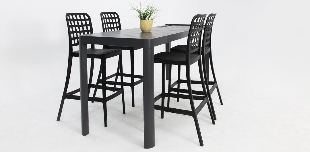 Frankie Armless Remix 5pc Bar Setting - Black