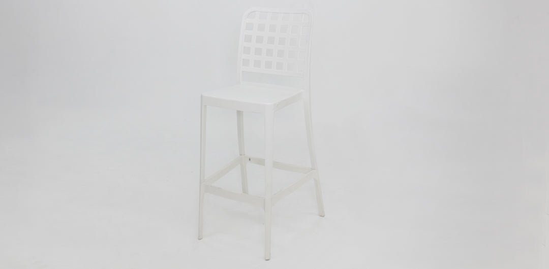 Frankie Armless Remix 5Pc Bar Setting - White