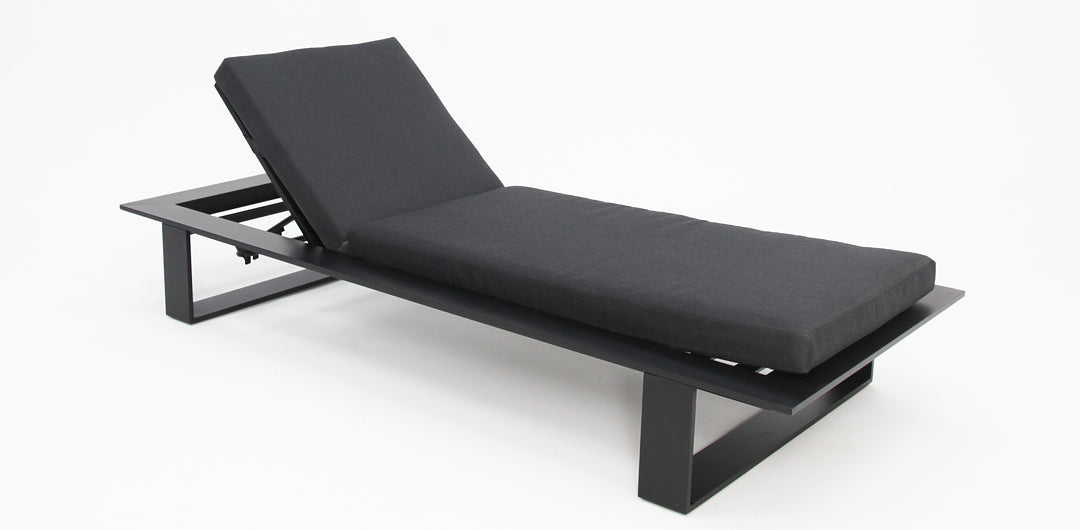 Hayman 3pc Sunlounge Setting - Black