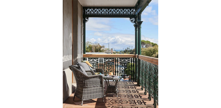 Sable 3pc Balcony Set - Grey Storm
